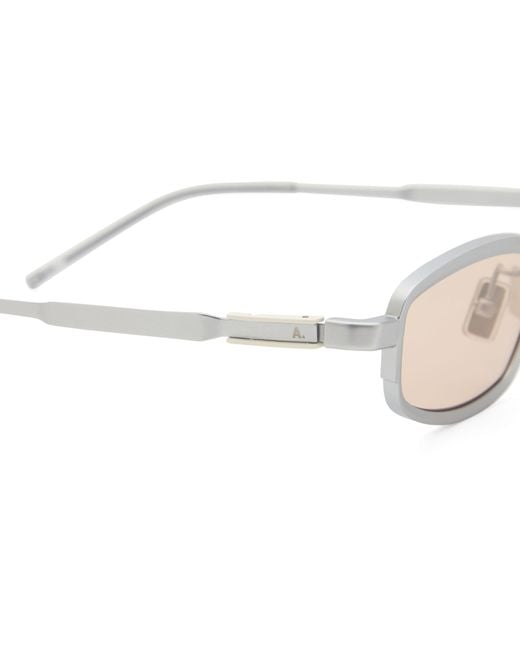 la society White Delta Sunglasses
