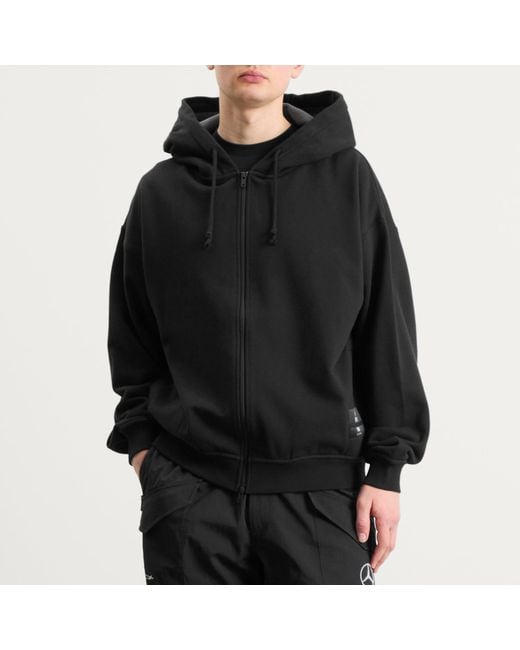 Y-3 Black X Mercedes F1 Zip Hoodie for men