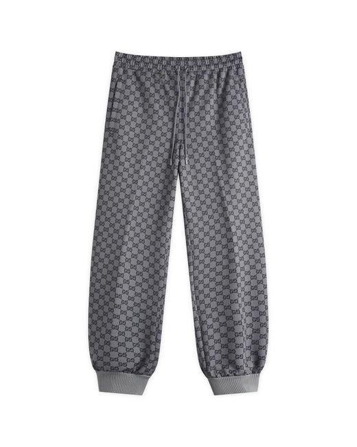 Gucci Gray Light Neoprene Jogging Pants for men