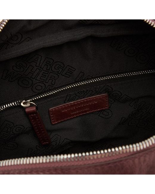 MARGE SHERWOOD Purple Soft Boston Bag