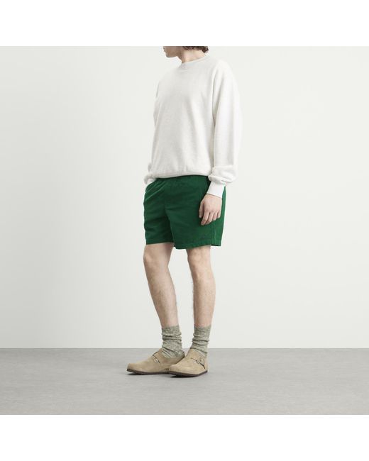 Polo Ralph Lauren Green Micro Corduroy Shorts for men