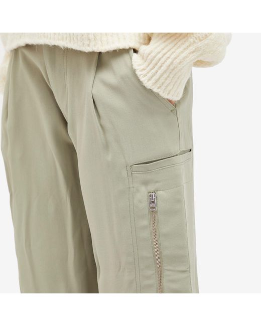 AMI Green Cargo Trousers
