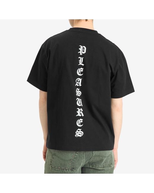 Pleasures Black Sorrow Heavyweight T-Shirt for men