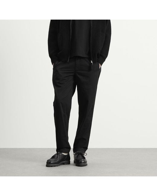 Folk Black Drawcord Trouser for men