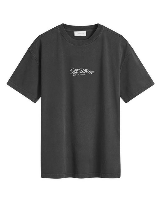 Off-White c/o Virgil Abloh Black Scissor Arrow Skate T-Shirt