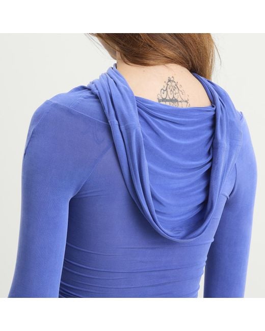 Peachy Den Blue The Kylie Cold Shoulder Top