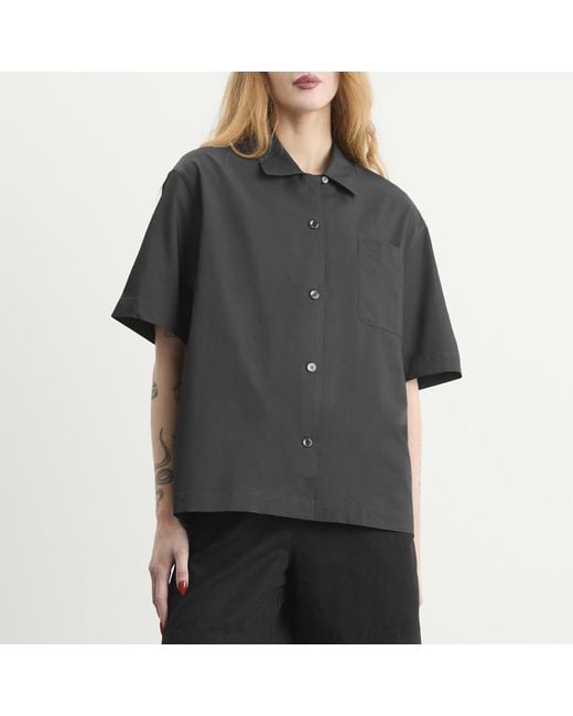 Studio Nicholson Black Short Sleeve Shirt