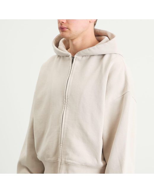 Entire studios Natural Thermal Waffle Hoodie for men
