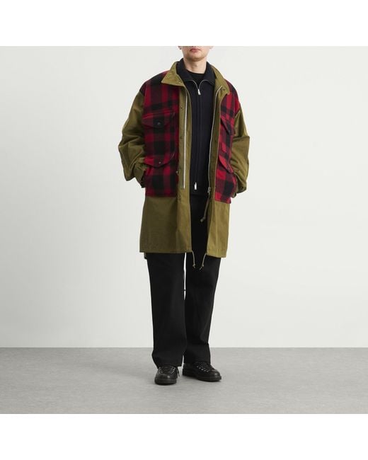 Junya Watanabe Red X Filson Mackinaw Wool Jacket for men