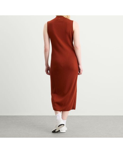 Nike Red Wool Classics Knit Dress