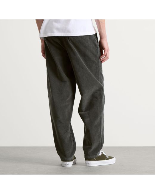 Armor Lux Gray Pleated Corduroy Pants for men