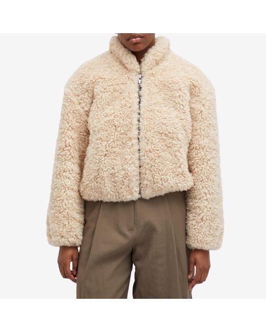 Isabel Marant Natural Anasta Teddy Jacket