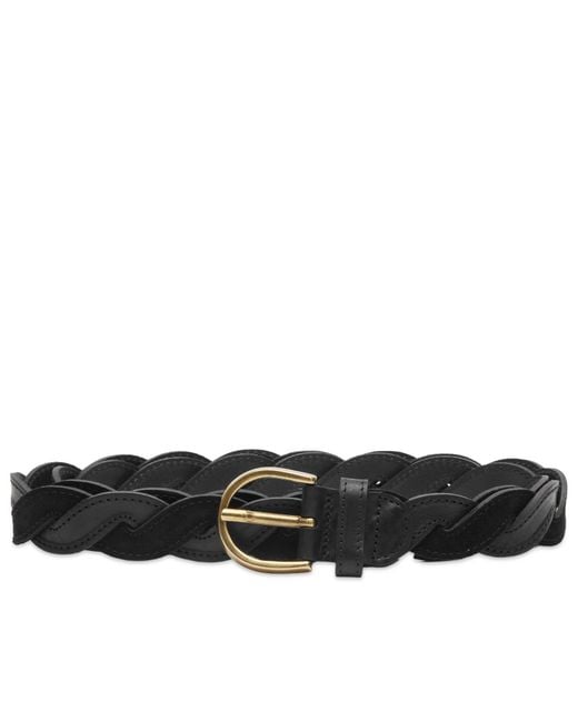 Drole de Monsieur Black Drole De Monsieur Woven Belt for men