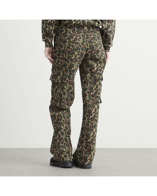 ICECREAM Gray Running Dog Cargo Pants