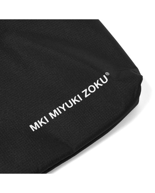 MKI Miyuki-Zoku Black Ripstop Sacoche Bag for men