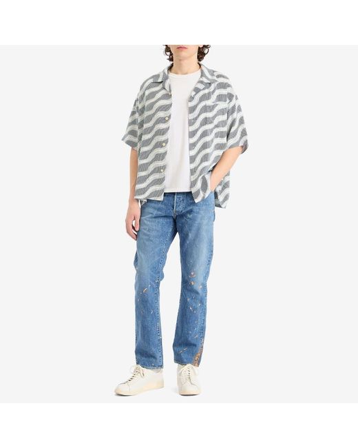 Visvim Blue Social Sculpture 11 13 Oz Straight Leg Dry 26 Jeans for men