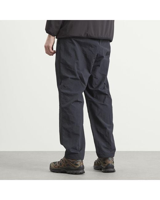 NANGA Blue Nylon Tusser Track Pants for men