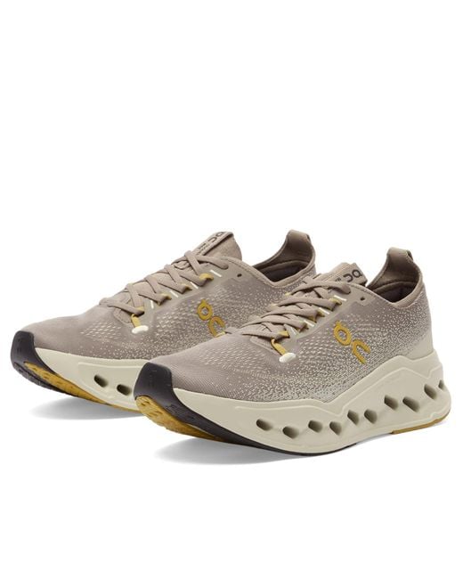 On Shoes White Cloudsurfer Max Sneakers for men