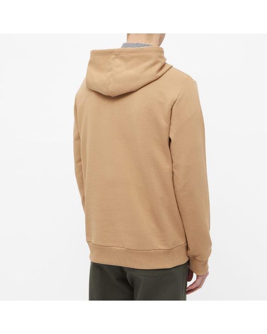 A.P.C. Natural Item Logo Hoody for men
