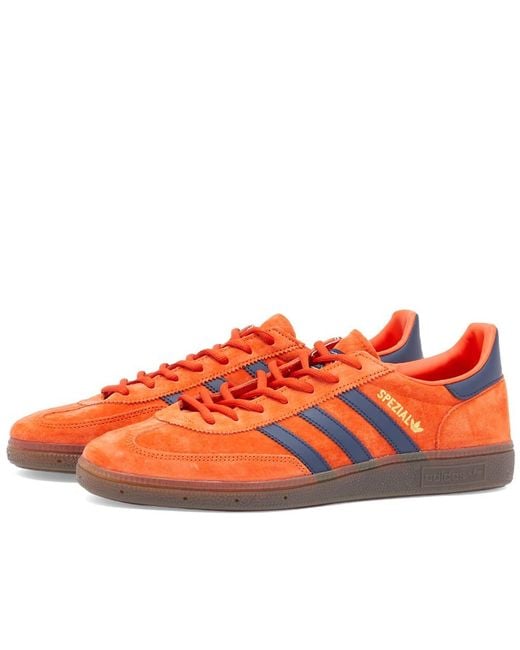 Adidas Orange Handball Spezial Sneakers for men