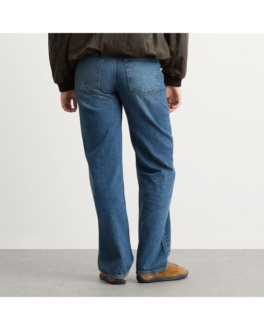 Anine Bing Blue Gavin Long Jeans