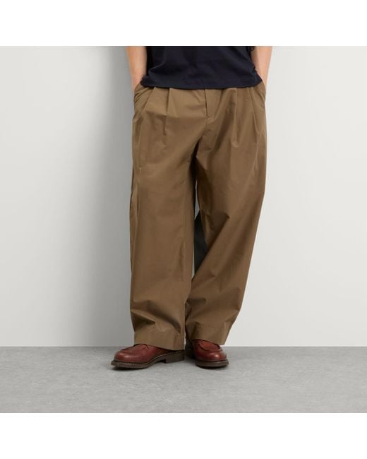 Studio Nicholson Green Double Pleat Volume Pant for men