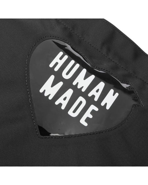 Human Made Black Shoulder Tote Bag for men