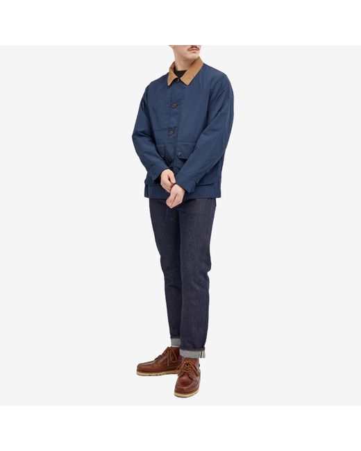 Barbour Blue Heritage + Denby Casual Jacket for men