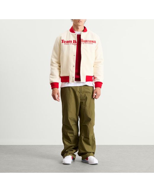 Team Ikuzawa Red Wool Team Jacket for men