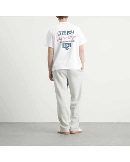 Club 1984 White Sunset Blvd T-Shirt for men