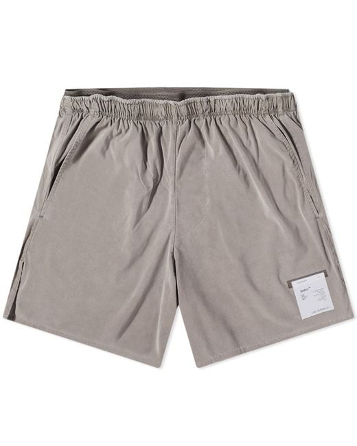Satisfy Gray Justice 5" Unlined Shorts for men