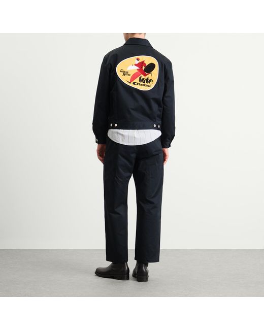 Late Checkout Blue Work Jacket for men