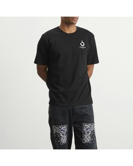 Nomarythm Textile Black Icon Logo T-Shirt for men