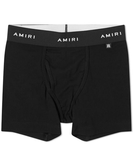 Amiri Black Label Boxer Shorts for men