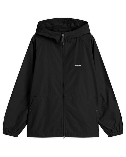 Snow Peak Black Light Mountain Cloth Zip Up Parka Jacket for men