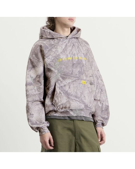 Nike Gray Brooklyn Camo Fleece Hoodie for men