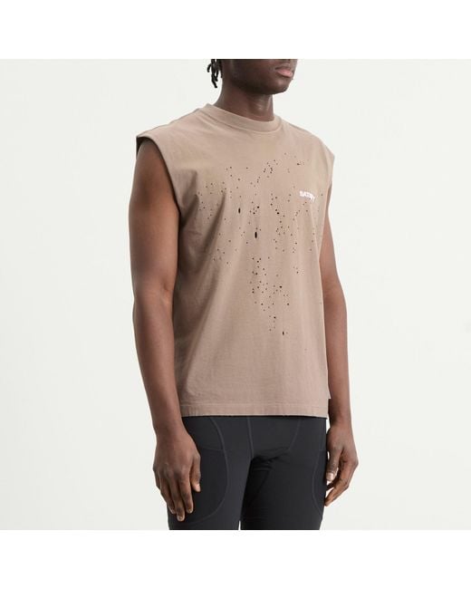 Satisfy Natural Mothtech Muscle Tee for men