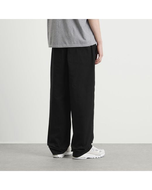 Folk Black Drawcord Loose Trouser for men