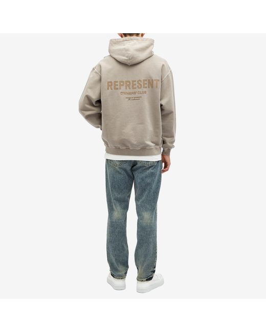 Represent Gray Owners Club Hoodie for men