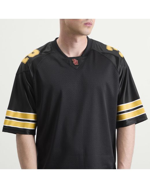 Thisisneverthat Black Football Jersey for men