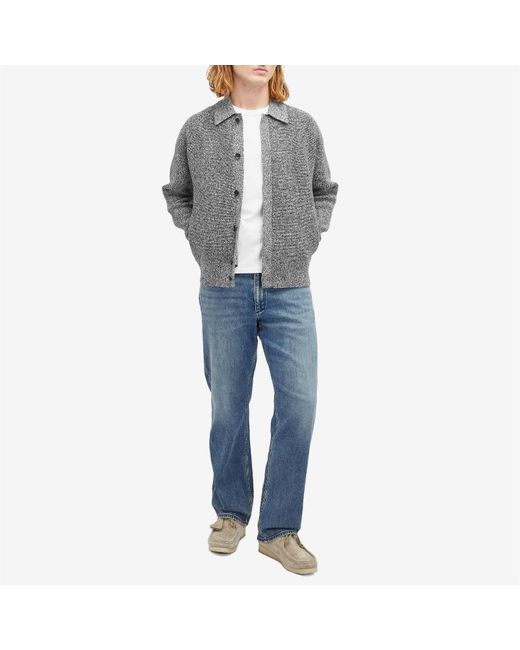 Rag & Bone Gray Dexter Marl Cardigan for men