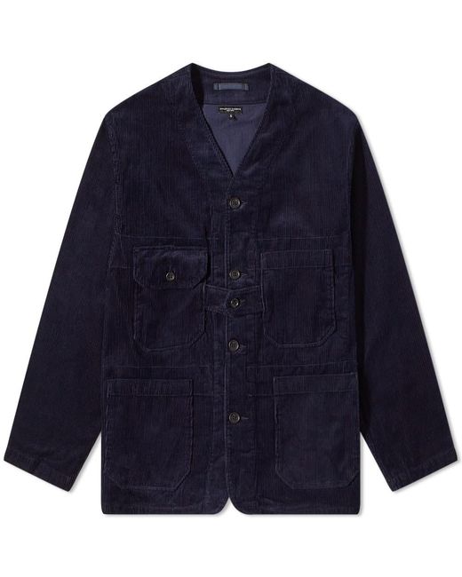 Engineered Garments Cotton Cord Cardigan Jacket in Dark Navy (Blue) for ...