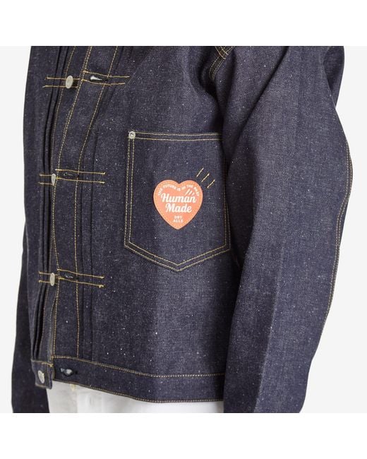 Human Made Blue Denim Past Work Jacket for men