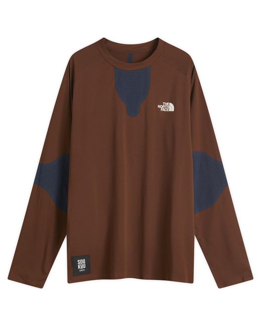 The North Face Brown X Undercover Soukuu Perforated Long Sleeve for men