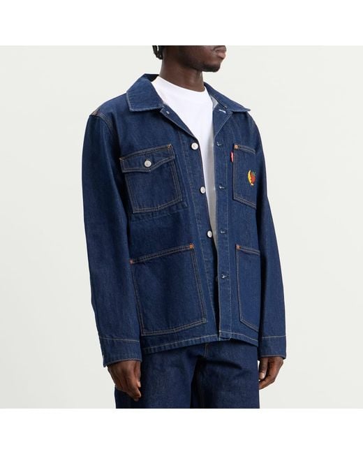 Levi's Blue X Sky High Farm Universe Chore Coat for men
