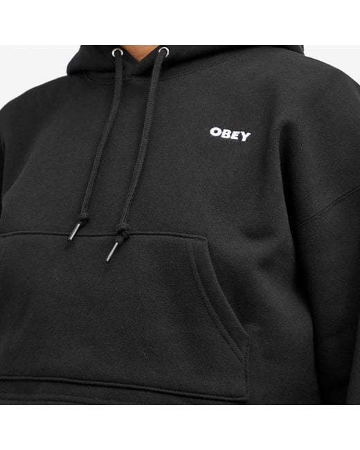 Obey Black Bold Logo Hood