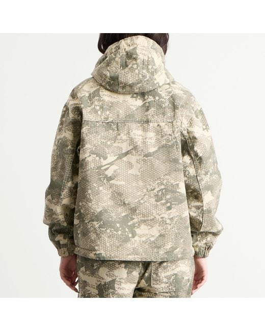 No Problemo Multicolor Forest Ripstop Work Jacket