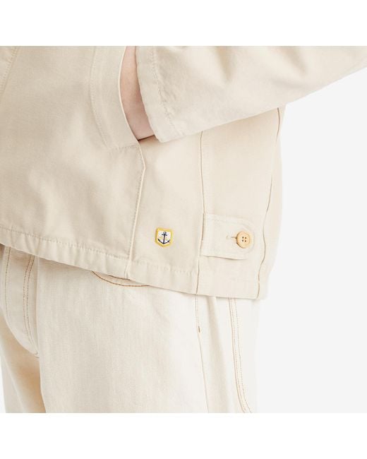 Armor Lux Natural Fisherman Chore Jacket for men