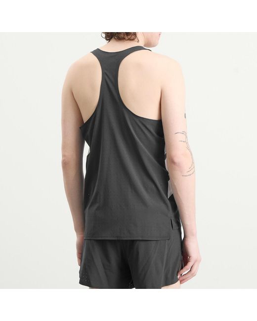 Adidas Originals Black Adidas Adizero Road To Records Tank Top for men