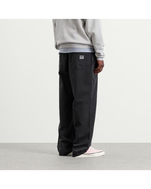by Parra Black Art Pants for men